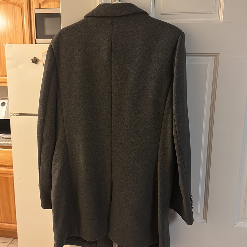 Mens VIP Wool Style Long Coat Size Medium - Picture 5 of 5